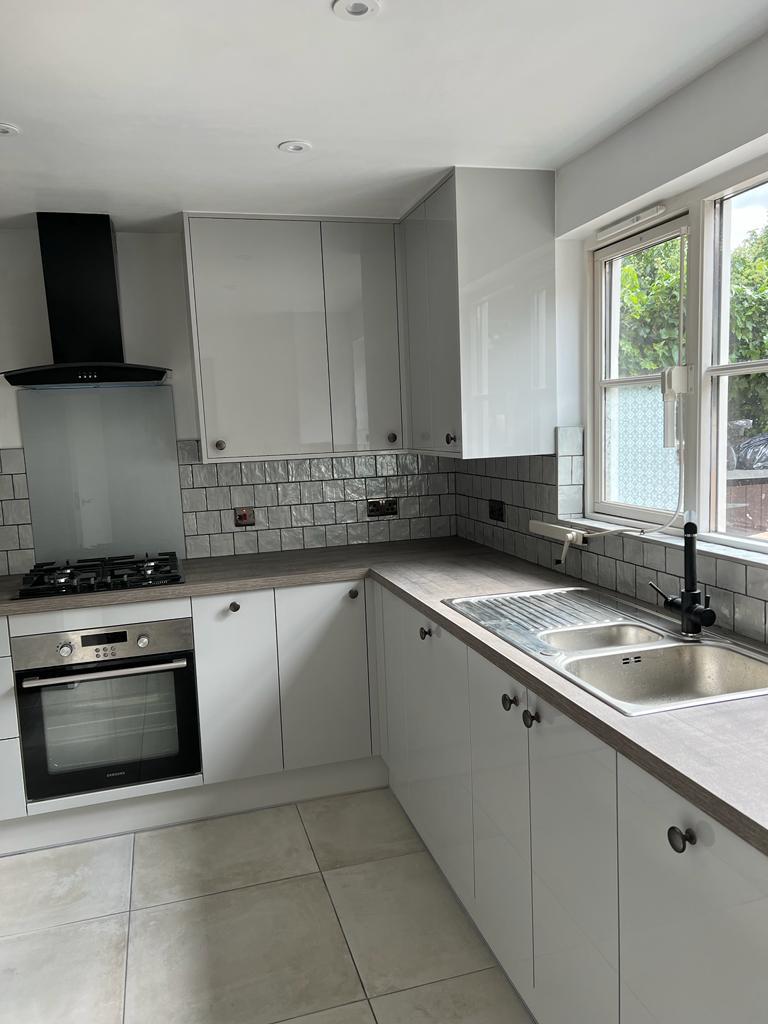 white kitchen design in london